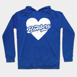 Vintage Bombers School Spirit // High School Football Mascot // Go Bombers Hoodie